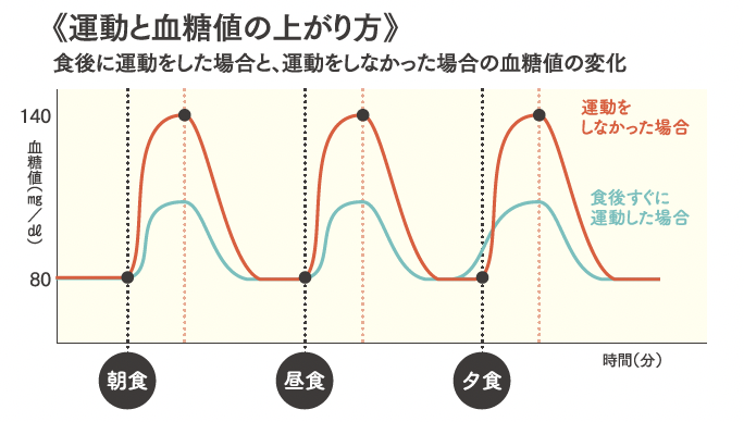 食後ウォーキングがダイエットに効果大!! | えがお通信